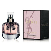 YSL圣罗兰 香水 Mon Paris反转巴黎女士淡香水 EDT 50ml 持久淡香 花果香调 逛街购物