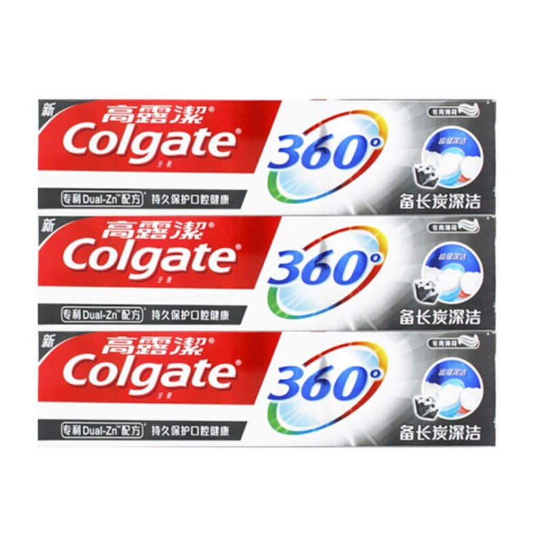 高露洁牙膏120g360备长炭X2