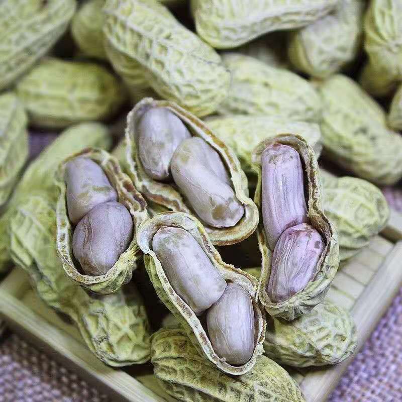 龙岩花生蒜味花生水煮白晒五香盐水咸干花生视频