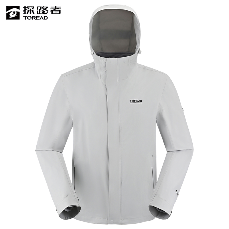 探路者 男式套绒冲锋衣 TAWWAM91560/件高清大图