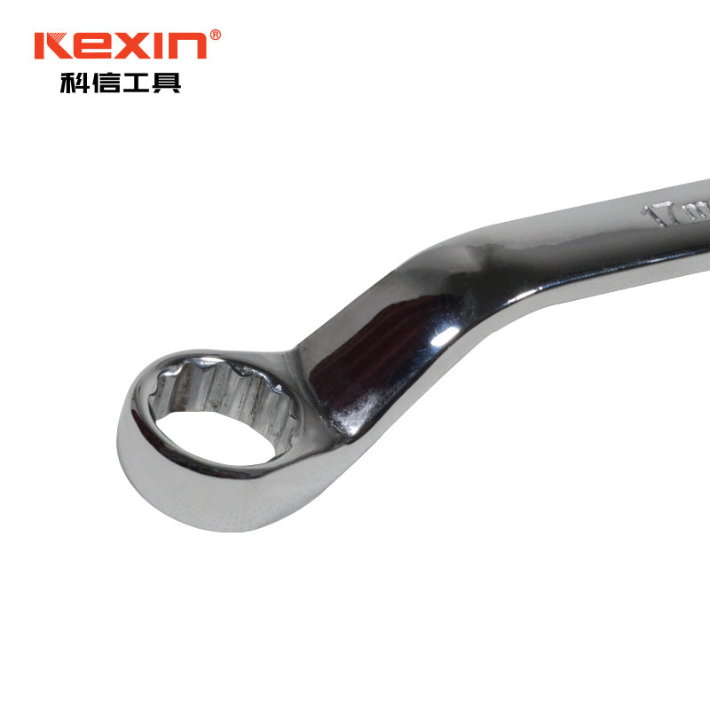 科信(kexin)全抛光铬钒钢双头梅花扳手 16*18mm KX641618A 2把