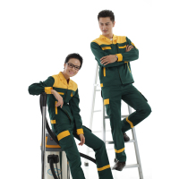 拓吉凯(TJK) 绿色 防静电工装呢 反光工作服 WY150-513(单位:套)