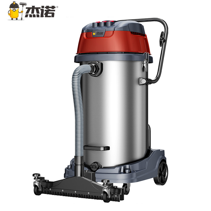 杰诺吸尘器601s-100L 大功率4800W干湿两用大吸力大型商用工业桶式吸尘器酒店宾馆洗车场工厂车间 绿色