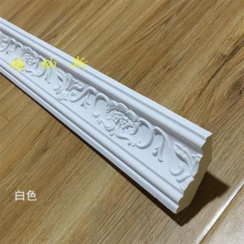 阴角线顶角线欧式天花吊顶装饰材料pu线条雕花墙角仿石膏线顶角线8cm