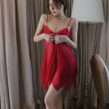 长夜漫漫情趣内衣女 性感诱惑蕾丝睡衣钢托聚拢前开叉睡裙女1222vskaNqTo 均码(80-120斤) 白色