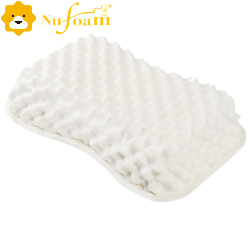 优富（Nufoam）枕芯 乳胶 按摩护肩枕N3 泰国进口乳胶枕 四季使用 按摩枕 按摩呵护颈椎59x37x10/12cm