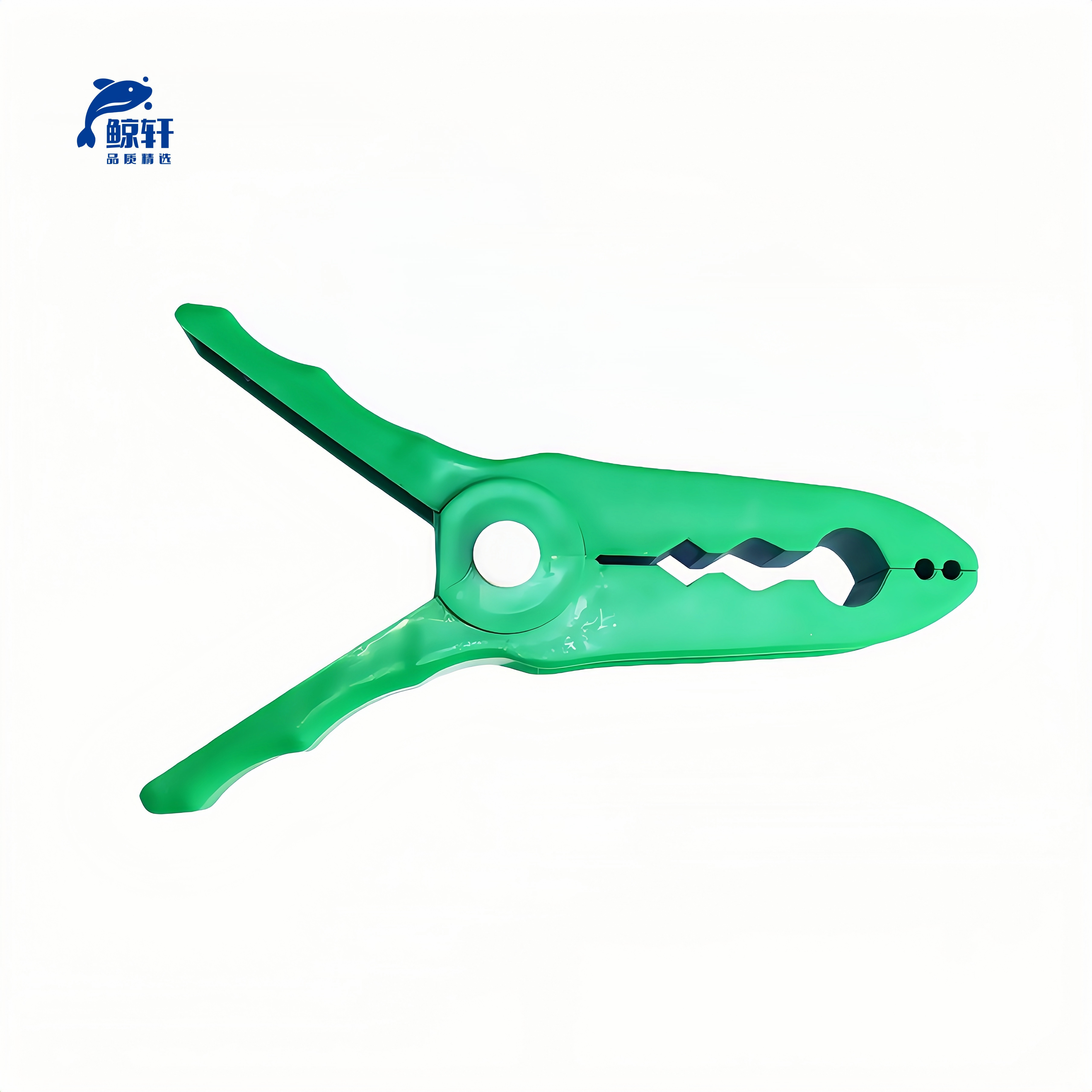 鲸轩 JX-TJ002-2 塑料夹(计价单位:个)绿色高清大图