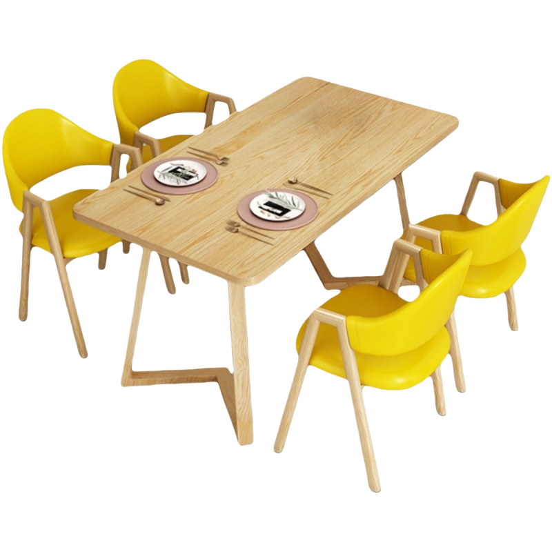 演发 桌椅组合120cm 套高清大图