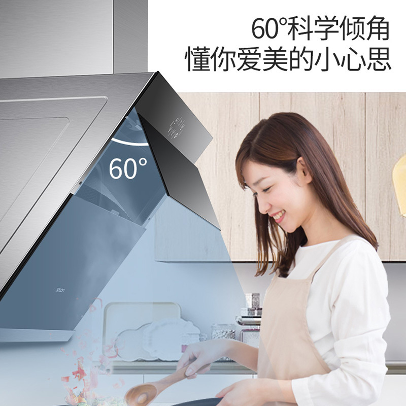 帅康(sacon)抽油烟机侧吸式吸油烟机单机大吸力小尺寸750mm自清洁家用排烟罩小户型脱排油烟机抽烟机单烟机S8905