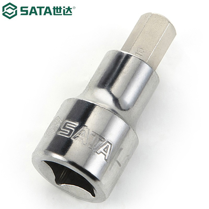 世达 12.5mm系列50mm长六角旋具套筒 24203 6mm 1 个 六角旋具头 六角起子头 内六角套筒 六角旋具