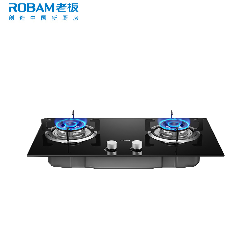 老板(Robam)燃气灶家用嵌入式5.2KW大火力猛火灶64%热效率小尺寸换新可调节底盘天然气20B0AS-X3高清大图