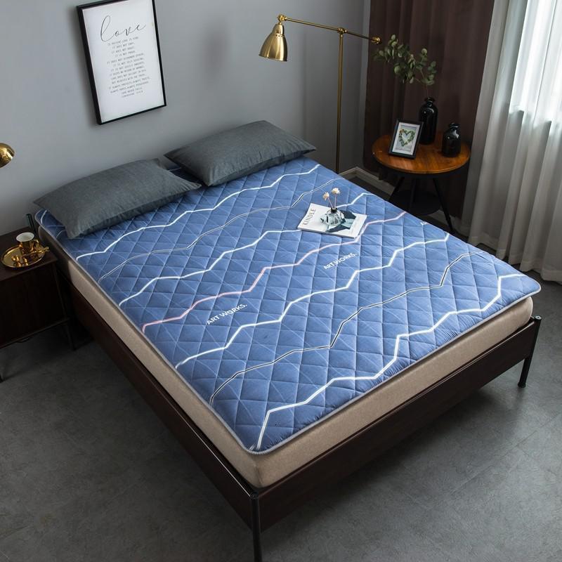 家柏饰(CORATED)四季印花榻榻米床垫 行云流水 90*190cm