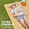 尚烤佳野餐垫无纺布防潮垫黄白格沙滩垫子帐篷隔潮爬行垫SKJ-533