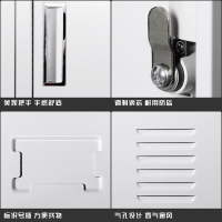 振奥 更衣柜铁皮柜宿舍存包柜浴室员工储物柜鞋柜碗柜 八门更衣柜