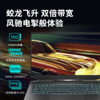 机械革命(MECHREVO)蛟龙7 AMD 17.3英寸学习本游戏本定制笔记本电脑(R7-5800H 16G 1T+1T固态 RTX3060 6G独显 高色域 165Hz 2K屏)
