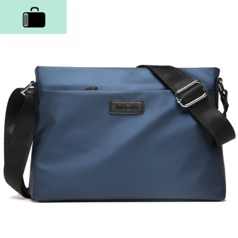 男士手提包牛津布休闲单肩斜挎包包公文包男韩版商务帆布包潮newlake