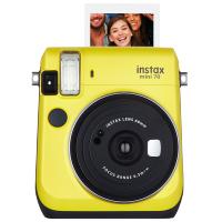 富士(FUJIFILM)INSTAX 拍立得 相机 一次成像相机 富士小尺寸 胶片相机 mini70 相机 黄色 暖日黄