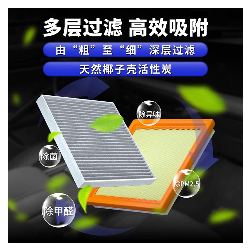 澳麟适配捷途大圣空调滤芯1.5T 1.6T滤清器格三滤22 23 24款高清大图