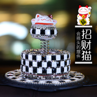 汽车香水摆件可爱创意摇头车上装饰用品车内饰品香薰车载香水座式