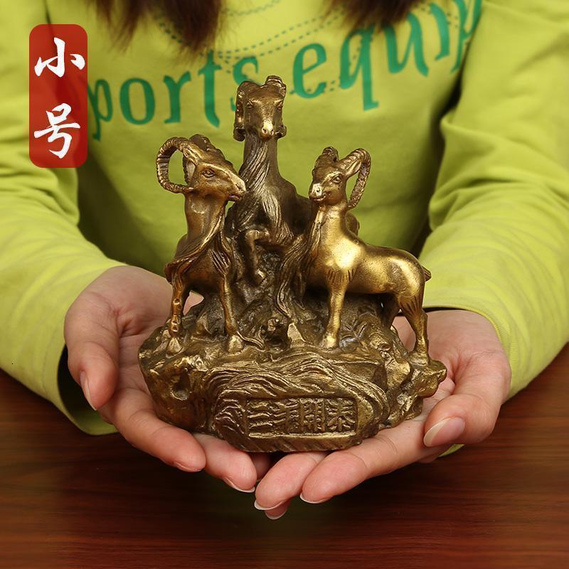 美帮汇羊三羊开泰摆件工艺品三阳开泰摆件家居客厅寓意摆件高清大图