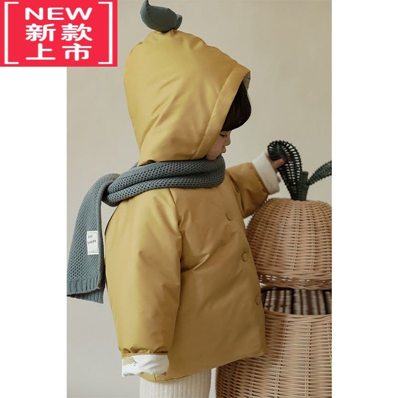 可莉允女童棉服冬季加厚保暖儿童棉衣外套两面穿洋气小宝宝棉袄连帽图片