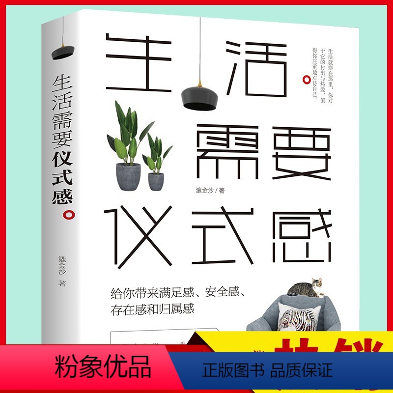 [正版]生活需要仪式感 生活需要仪式感 把温暖和感动带给你在乎的人 人生哲学治愈系励志书 女性励志 青春文学成功励志书