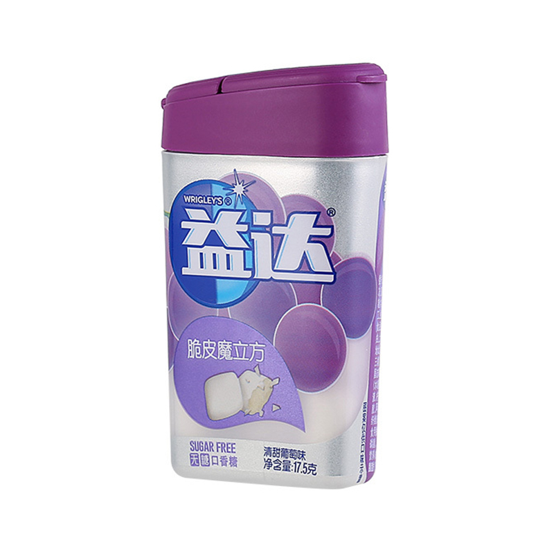 益达魔立方清爽葡萄味8粒装17.5g