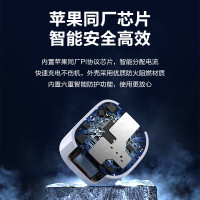 品胜苹果45W充电器双口Type-C快充头iPhone14Plus/13/12/11/X通用20W兼容35W氮化镓GaN
