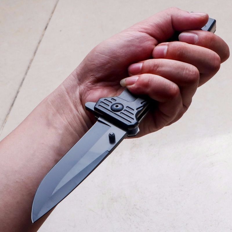 户外刀具瑞士军士刀能折叠随身硬度防身真刀快递水果刀u0送刀套大号