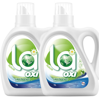 威露士洗衣液la有氧洗4斤装（松木1L*2瓶） 除菌除螨温和洁净持久留香