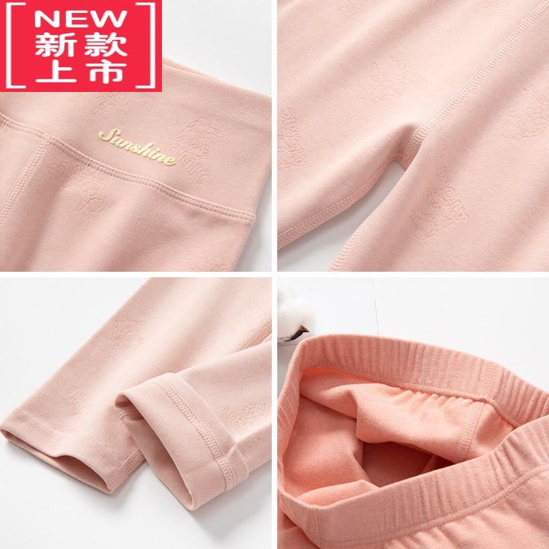 可莉允女童高腰保暖裤德绒内穿打底秋裤冬季棉毛裤儿童紧身高弹加厚绒裤图片