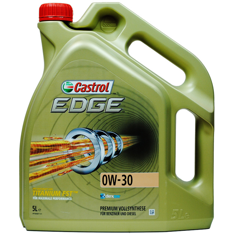 [极护全合成]Castrol嘉实多 欧洲进口 极护EDGE FST 0W-30 C3 SN级 全合成机油 5L