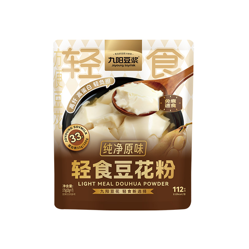 九阳豆浆轻食豆花粉 25g*7条*3袋 (共21条)+400ml豆花杯