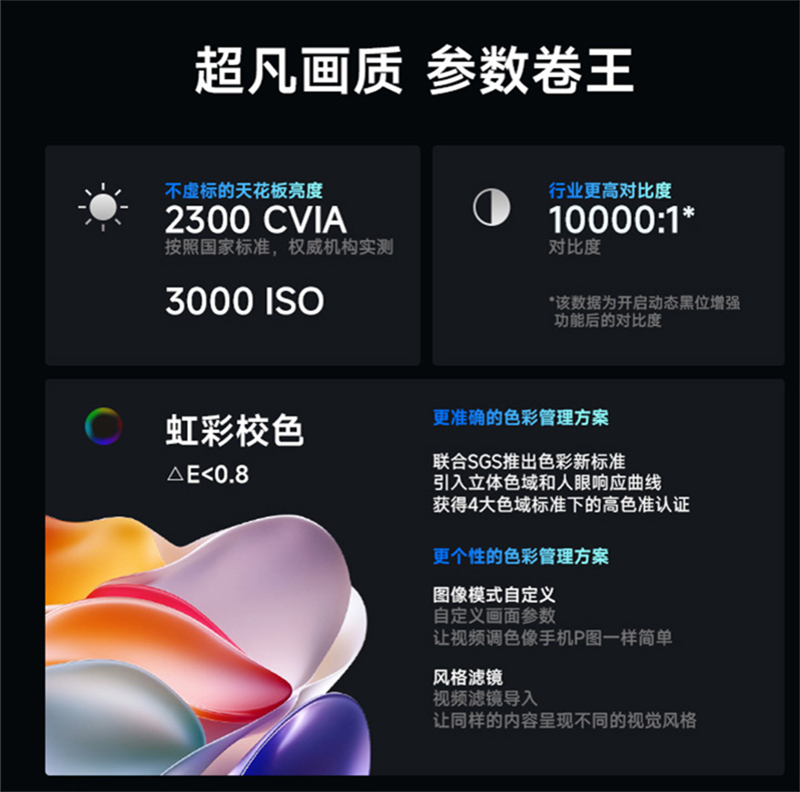 极米RS20Plus三色激光 家用投影仪 4K超清 国家补贴20%《解限机》联名限定独特设计 限量发售高清大图