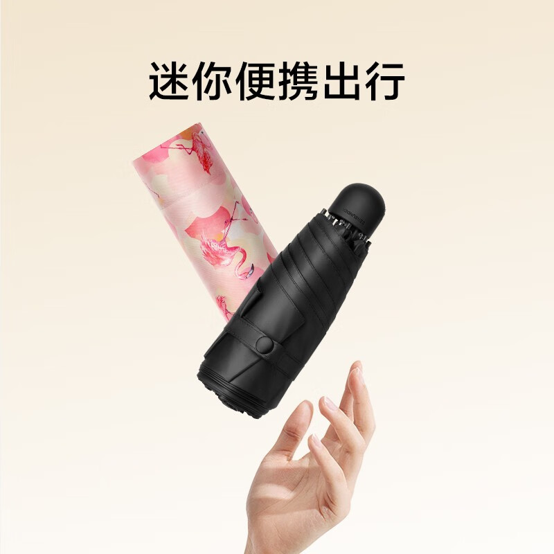 蕉下 口袋系列五折伞(宛鹤)高清大图