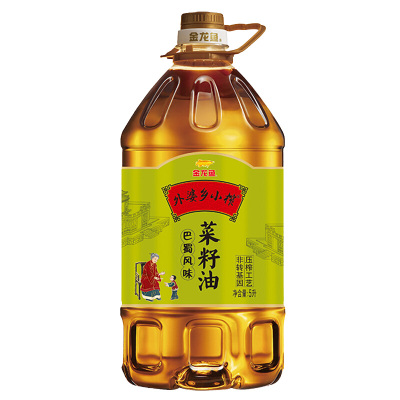 金龙鱼外婆乡小榨巴蜀风味菜籽油（非转）5L