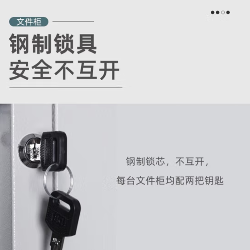 圣德列文件柜档案资料柜W-8 1000*500*2000mm高清大图