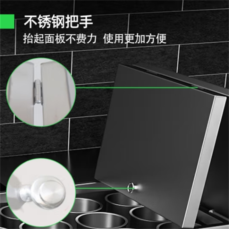 猛世 不锈钢调料车调料台多功能移动餐车1.0厚304材质推拉门带刹车配12缸