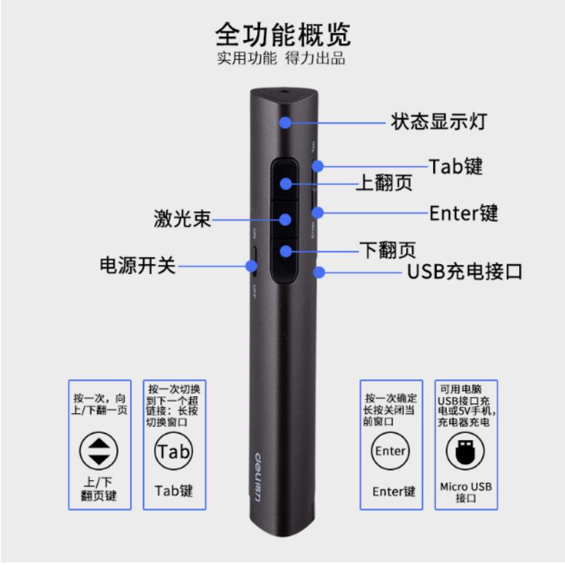 得力(deli) 激光演示笔2801