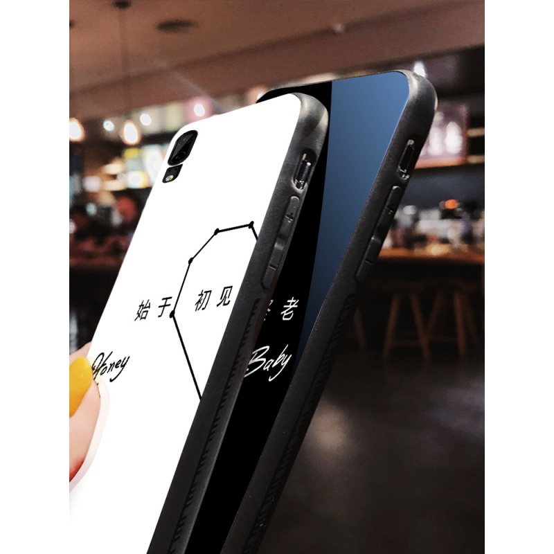 情侣手机壳华为mate30pro玻璃华为p30始于初见p40硅胶p20秀恩爱mate30