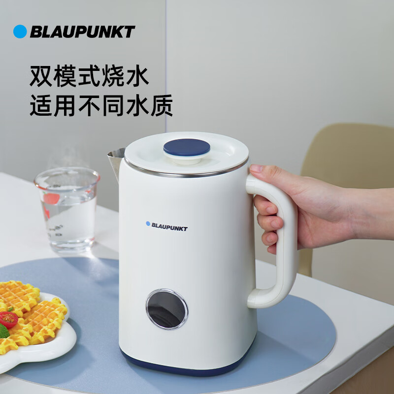 蓝宝(BLAUPUNKT) BP-DRSH08 电热水壶家用大容量双层防烫烧水壶 1.7L高清大图