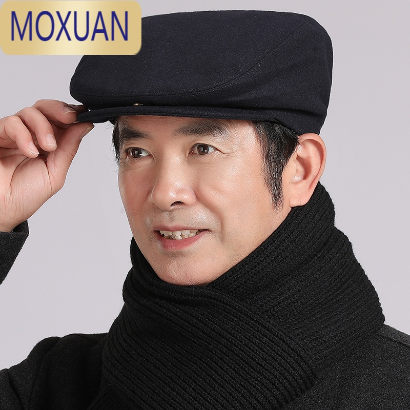 xuan老人帽子单爷爷秋冬中老年人春夏季男休闲爸爸老头帽薄鸭舌前进帽