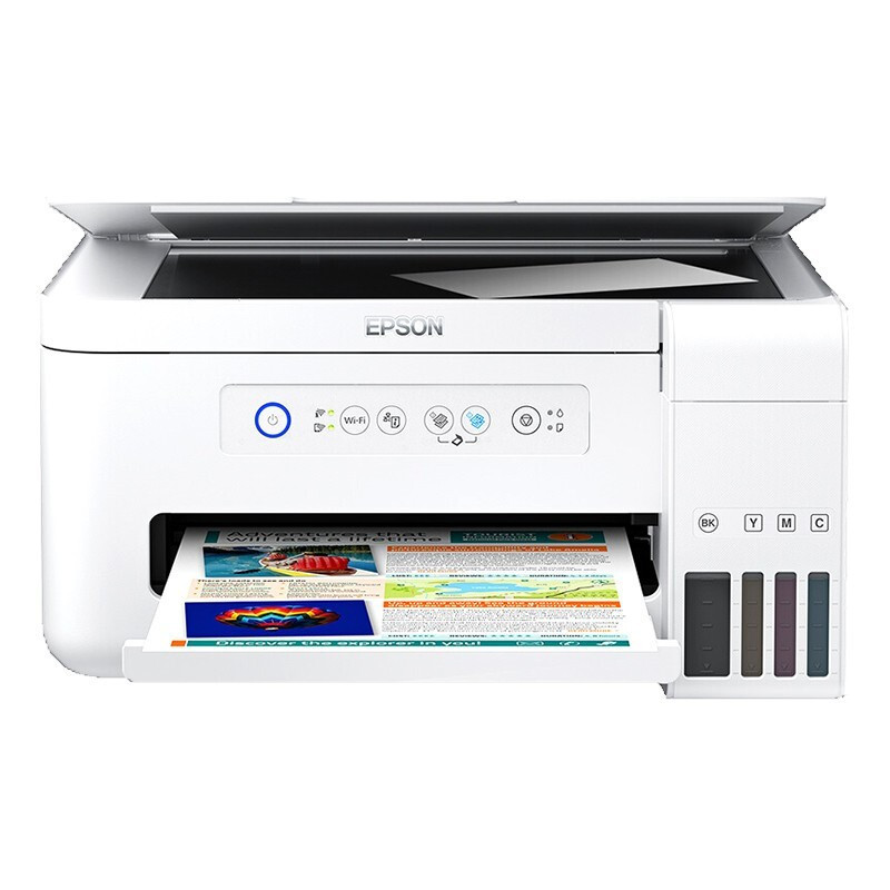 爱普生EPSON L4151无线彩色照片墨仓式喷墨连供家用办公多功能一体打印机微信打印打印/复印/扫描/wifi