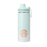 星巴克(STARBUCKS) 11156055 清透薄荷绿款不锈钢运动杯520ml 水杯 (计价单位：个) 薄荷绿