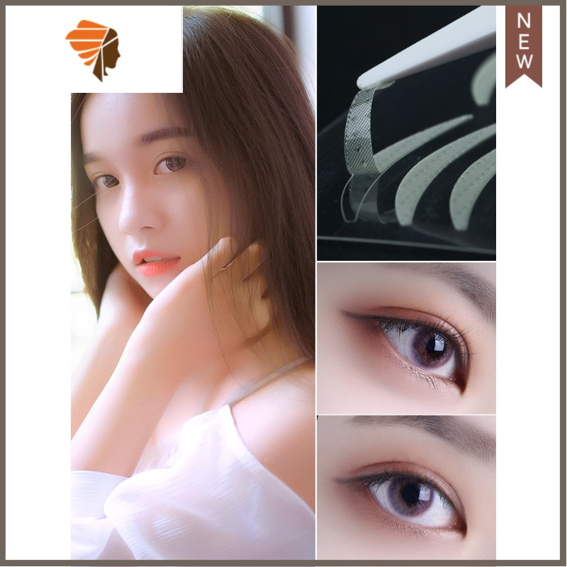 透明月牙型双眼皮贴女 单面自然隐形 无痕超粘 免喷水双眼皮 三维工匠