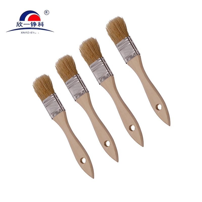 欣一铮科 扁油刷 25mm 猪鬃 把高清大图