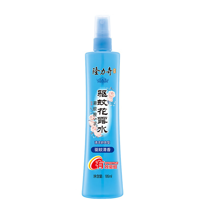 隆力奇 复合花果香型驱蚊花露水 195ml (单位:瓶)