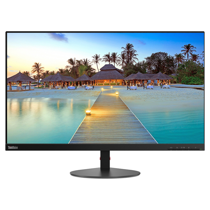 联想(Lenovo) 显示器 24寸P24D 联想P24D 24寸无边框标准液晶高清电脑显示器商用办公液晶显示屏