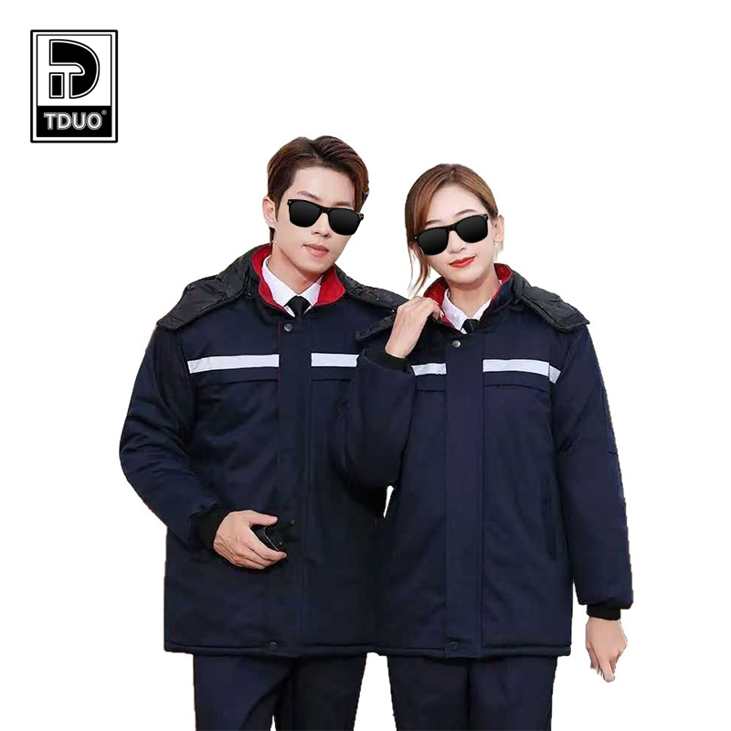TDUO 加厚防寒保暖工作棉服 I242 件 尺码备注 颜色备注