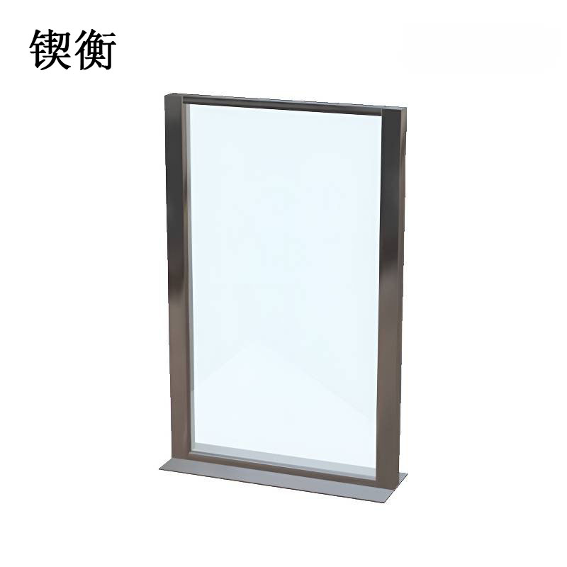 锲衡 不锈钢玻璃围挡 QH-450/平方米高清大图